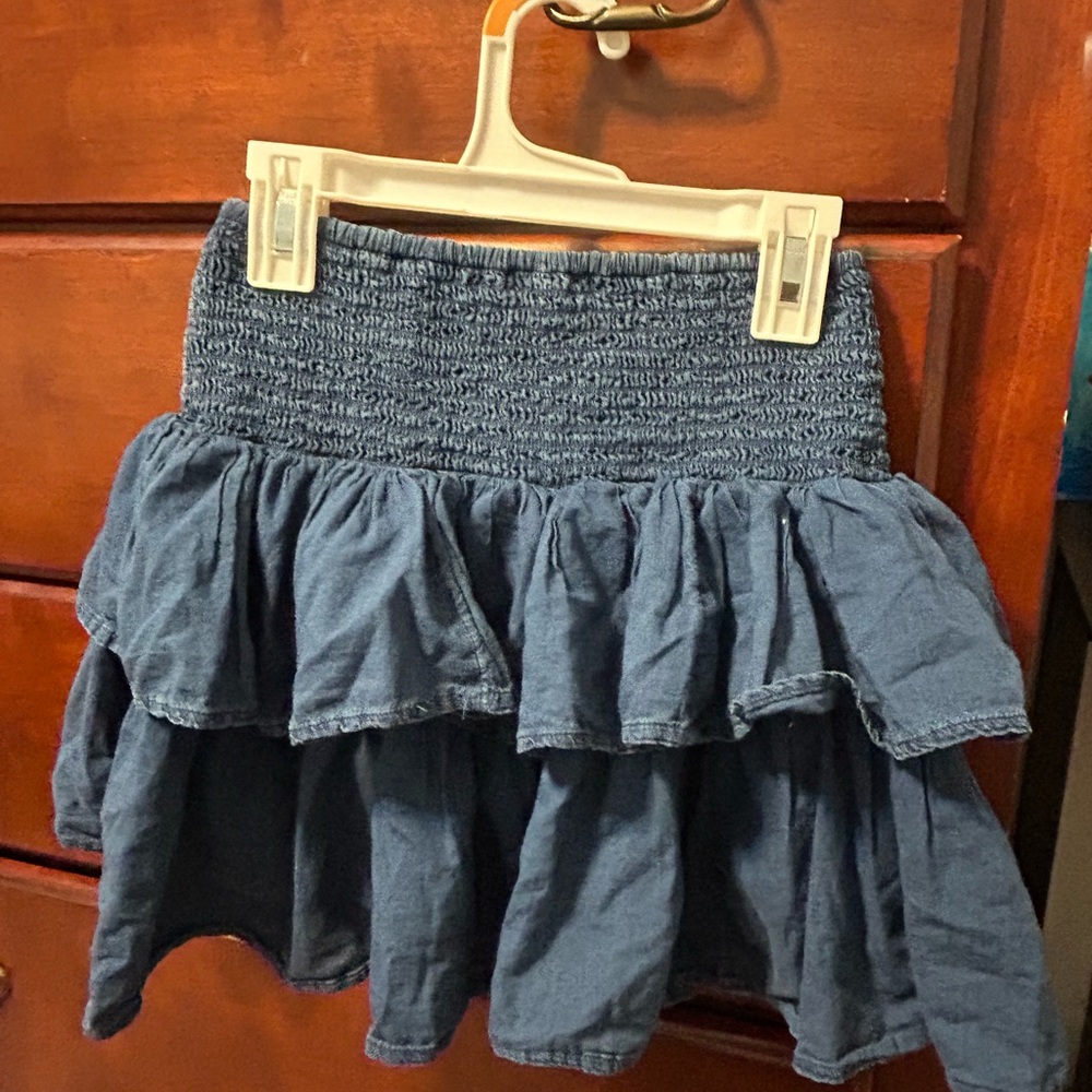 American Eagle Outfitters Denim Blue Mini Skirt